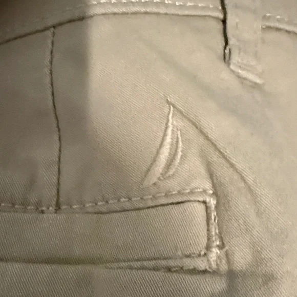 NWT- Nautica Jeans Women's Khaki Straight Leg Pants - Picture 8 of 10